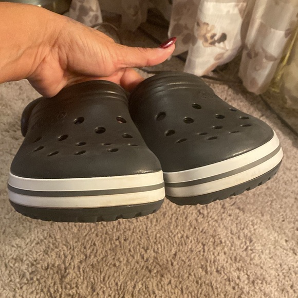 Jibbitz by Crocs black and white clogs unisex size 7M/9W - Picture 11 of 17